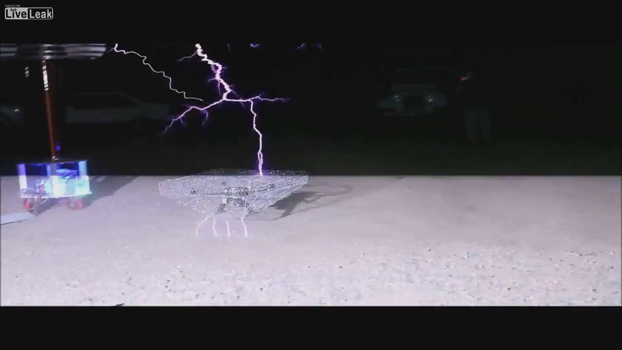 Here’s A Drone Flying Between Two Tesla Coils